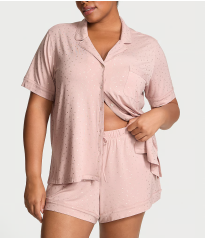 Піжама Modal Soft Short Pajama Set Pink Shimmer