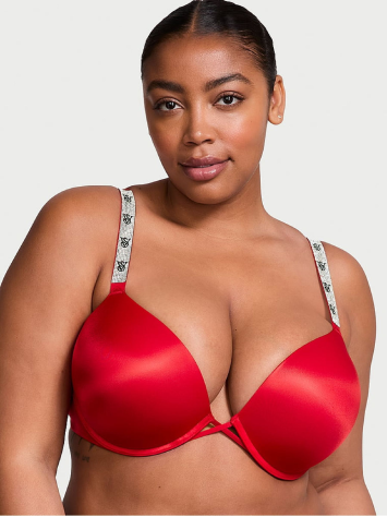 Комплект білизни Bombshell Add 2 Cups Push Up Shine Strap Bra Set Lipstick