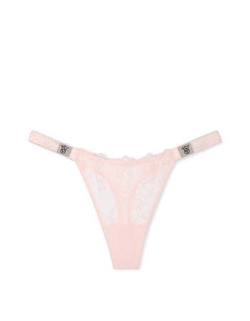 Трусики Scattered Shine Strap Lace Thong Panty Angel Pink