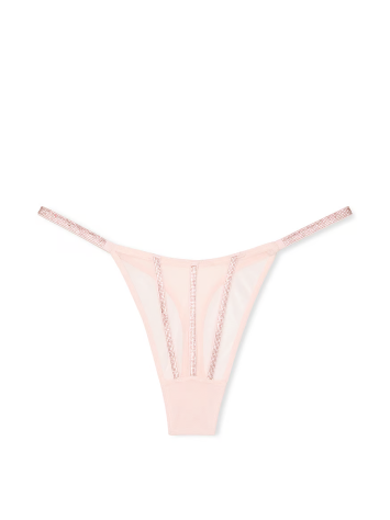 Трусики Sheer Shine Thong Panty Angel Pink
