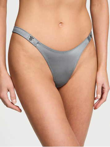 Трусики Scattered Shine Strap Smooth Thong Panty Asteroid Grey