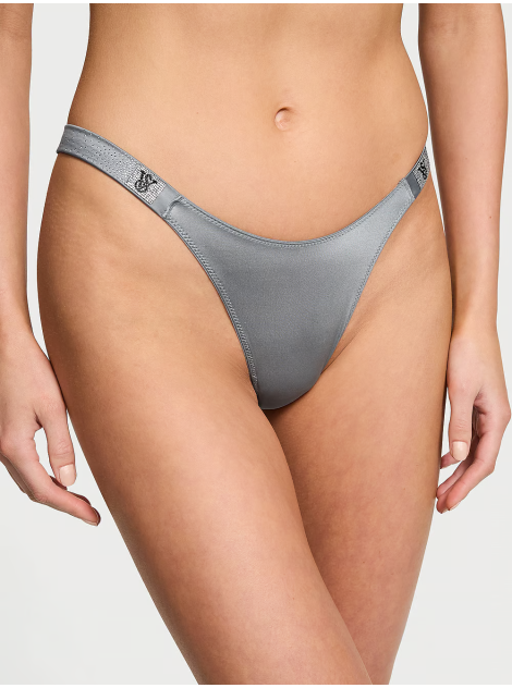 Трусики Scattered Shine Strap Smooth Thong Panty Asteroid Grey