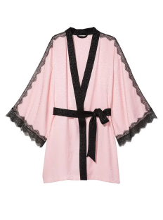 Халат Satin Jacquard Flounce Robe