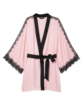 Халат Satin Jacquard Flounce Robe