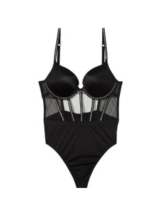 Боді Very Sexy Black Shine Teddy Victoria's Secret