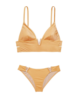 Купальник V-hardware Bralette & Brazilian panty Виктория Сикрет 
