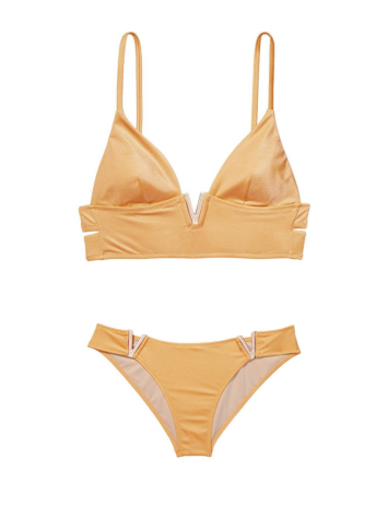 Купальник V-hardware Bralette & Brazilian panty Вікторія Сікрет
