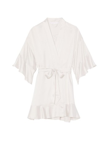 Халат Victoria Secret satin kimono logo Bride