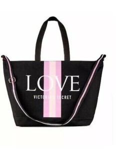 Пляжная сумка Victoria's Secret Beach Tote LOVE print