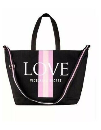 Пляжная сумка Victoria's Secret Beach Tote LOVE print