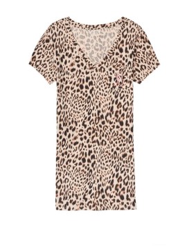 Ночная рубашка Cotton Dress Leopard