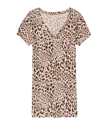 Нічна сорочка Cotton Dress Leopard