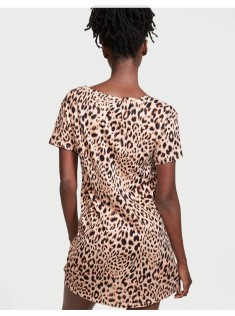 Нічна сорочка Cotton Dress Leopard