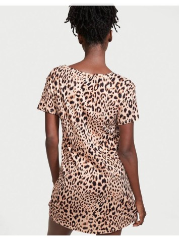Нічна сорочка Cotton Dress Leopard