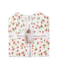 Піжама Cotton Short PJ Set White Strawberry print