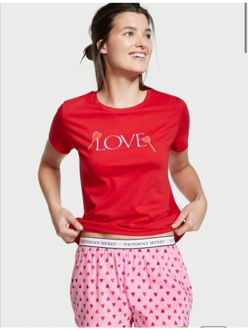 Піжама Tee-jama Cotton Short PJ Set ❤️Love❤️