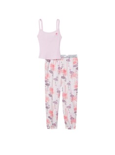 Піжама Flamingo Cotton Tank Jogger Pajama Set Victoria's Secret