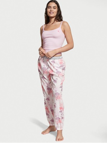 Піжама Flamingo Cotton Tank Jogger Pajama Set Victoria's Secret