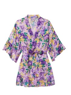 Сатиновий халат Very Sexy Satin Kimono Floral print