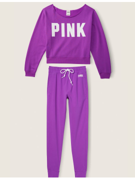 Спортивний костюм PINK Neon Purple Classic Logo