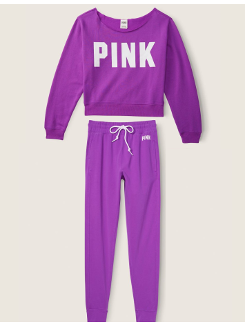 Спортивний костюм PINK Neon Purple Classic Logo