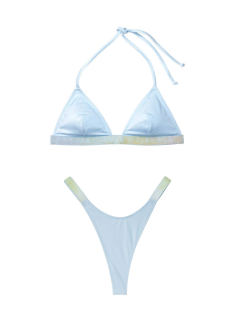 Купальник Triangle Shine Strap Swim Purity Blue