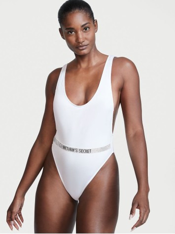 Купальник монокіні Shine Strap Plunge One-Piece