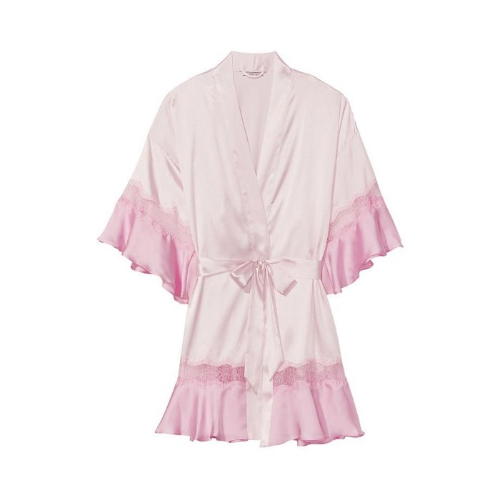 Халат Victoria's Secret Pink Colorblock Flounce Robe