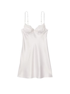 Пеньюар Satin Lace Embellished Cupped Mini Slip