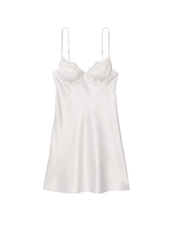 Пеньюар Satin Lace Embellished Cupped Mini Slip