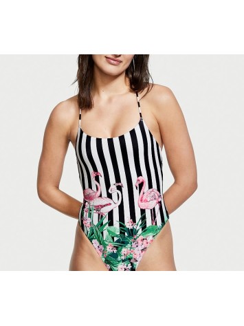 Купальник монокіні Essential Scoop One-Piece Swimsuit Flamingo