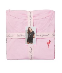 Пижама Tee-jama Cotton Short PJ Set Pink Flamingos