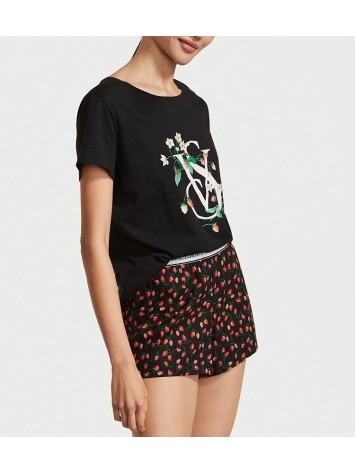 Пижама Tee-jama Cotton Short PJ Set Strawberry
