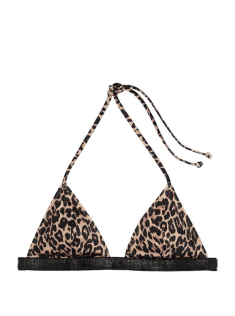 Купальник Leopard Triangle Shine Strap Swim Top & Thong bottom