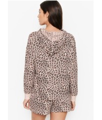 Пижама Victoria’s Secret Leopard Thermal Shott PJ Set