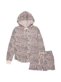 Піжама Victoria's Secret Leopard Thermal Shott PJ Set