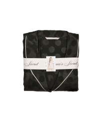 Пижама Black Dot Satin Short PJ Set Victoria’s Secret