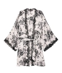 Халат Victoria's Secret Satin Lace Kimono