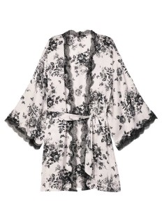 Халат Victoria’s Secret Satin Lace Kimono 