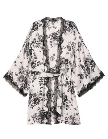 Халат Victoria’s Secret Satin Lace Kimono