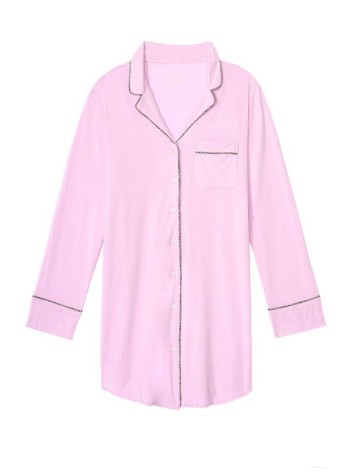 Нічна сорочка рожева VS Modal Sleepshirt lavender