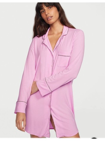 Нічна сорочка рожева VS Modal Sleepshirt lavender