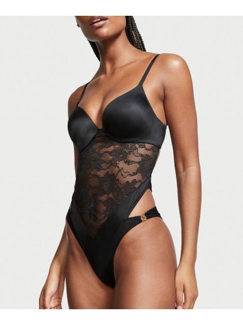 Боді VERY SEXY Push-up Black Lace Teddy