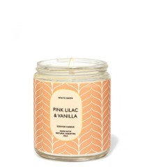 Свічка Pink Lilac & Vanilla Bath And Body Works Candle
