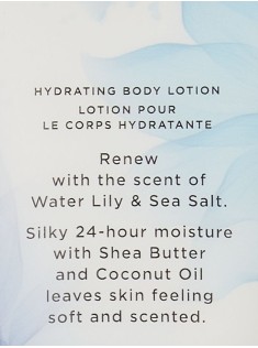 Лосьйон для тіла Water Lily Sea Salt RENEW Lotion