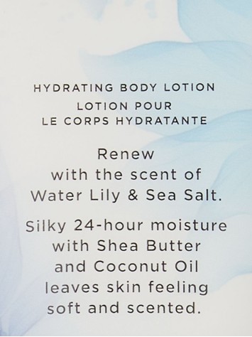 Лосьйон для тіла Water Lily Sea Salt RENEW Lotion