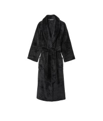 Халат Long Cozy Robe Black Logo Victoria’s Secret 
