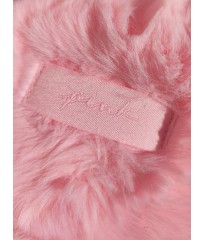 Домашние тапочки Victoria’s Secret PINK Faux Fur Slippers