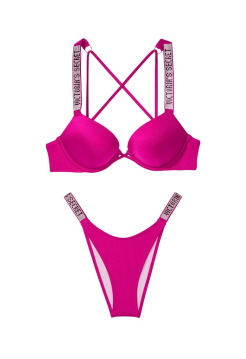 Купальник Bombshell Add-2-cups Shine Strap SWIM Wicked Rose