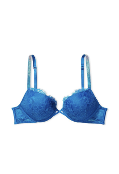 Бюстгальтер Shine Strap Push-up Bra Blue Enamel